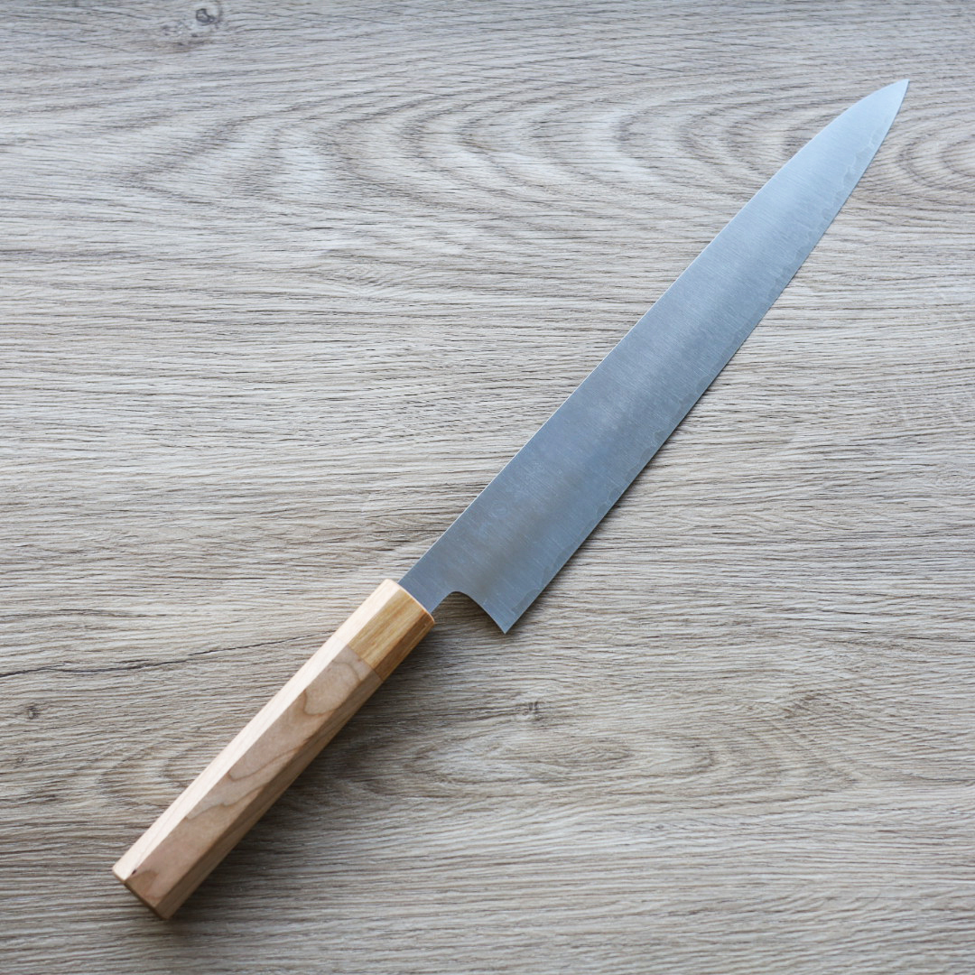 黑崎真 筋引 270mm SG2粉末HSS鋼 櫻花