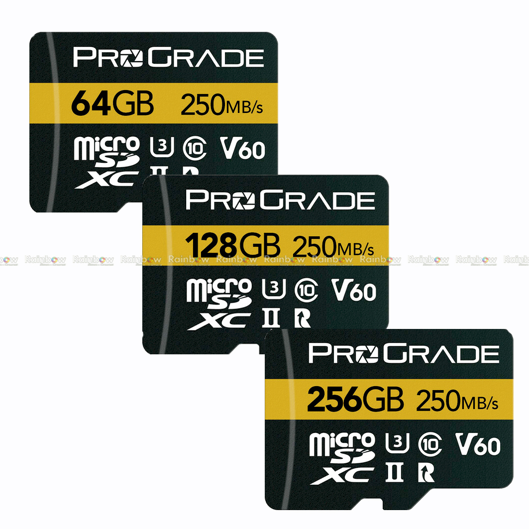 ProGrade Digital microSDXC UHS-II V60 Memory Card with
