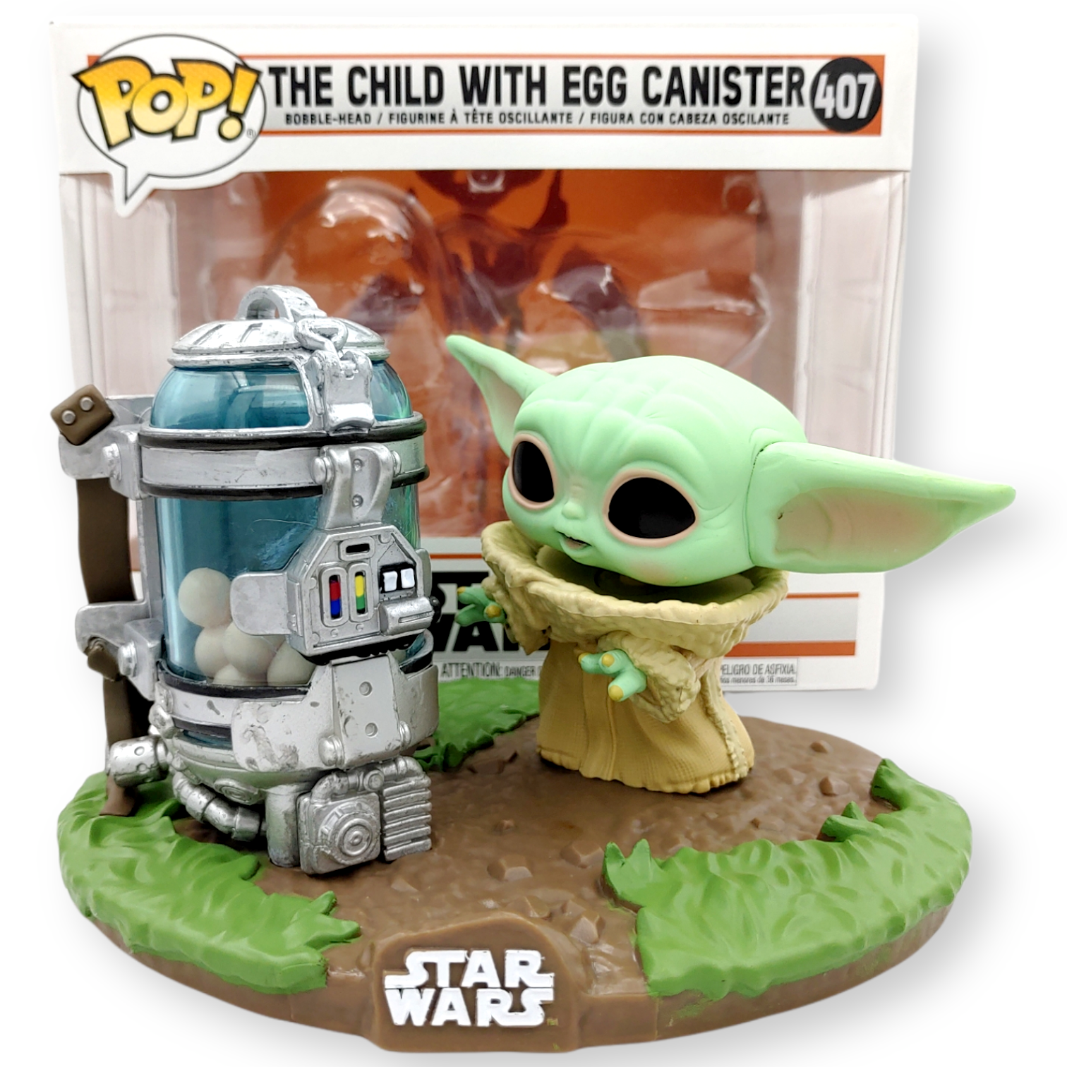 FUNKO POP星球大戰BB尤達大師(金屬蛋罐)-NO.407