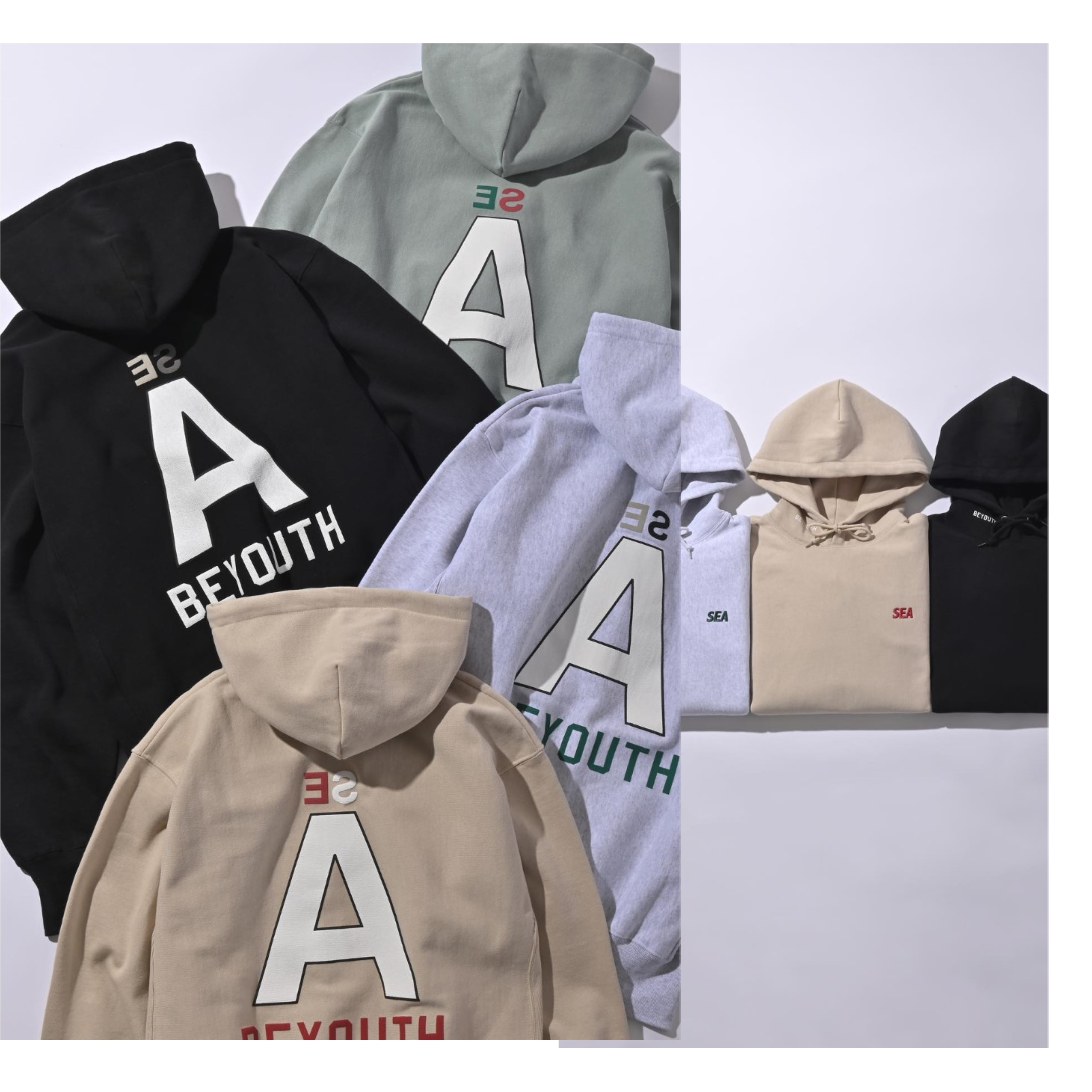 2022SS WIND AND SEA WDS A32 A-BYT brushed Hoodie CS-328 帽T 胸口小LOGO 現貨