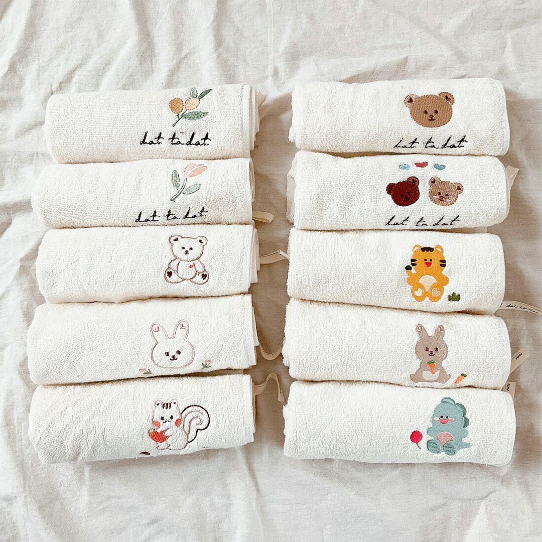 Dot to Dot 有機棉毛巾