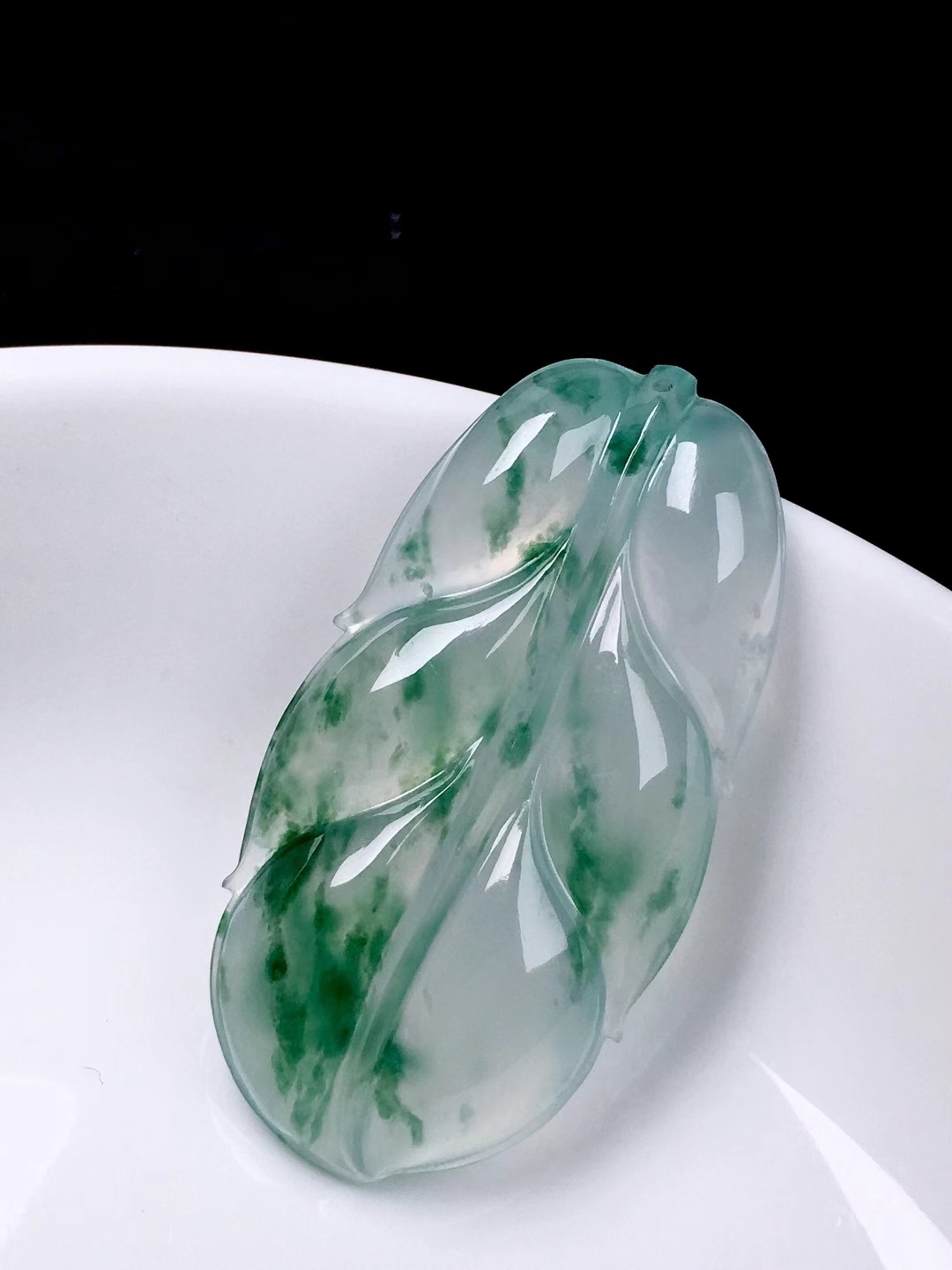 118384 冰種飄花葉子