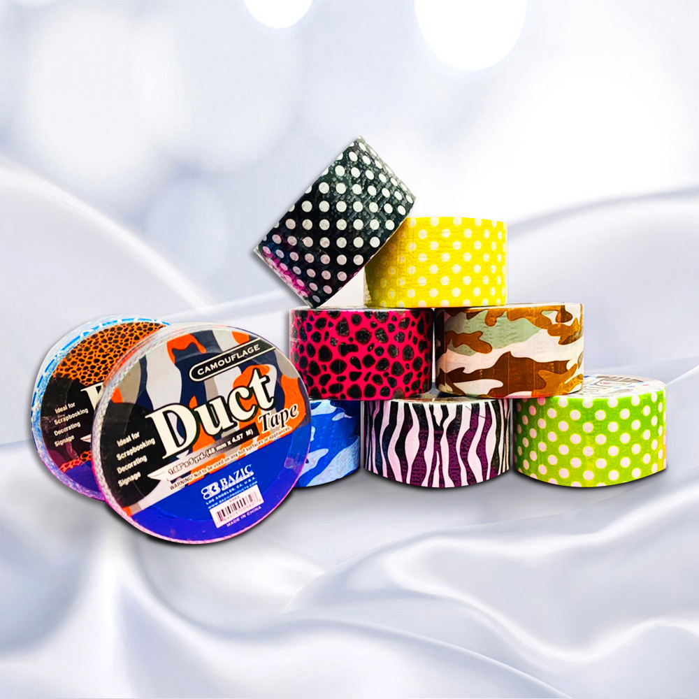 【官網獨家任選優惠】美國進口BAZIC多用途寬版彩色膠帶 多種花色