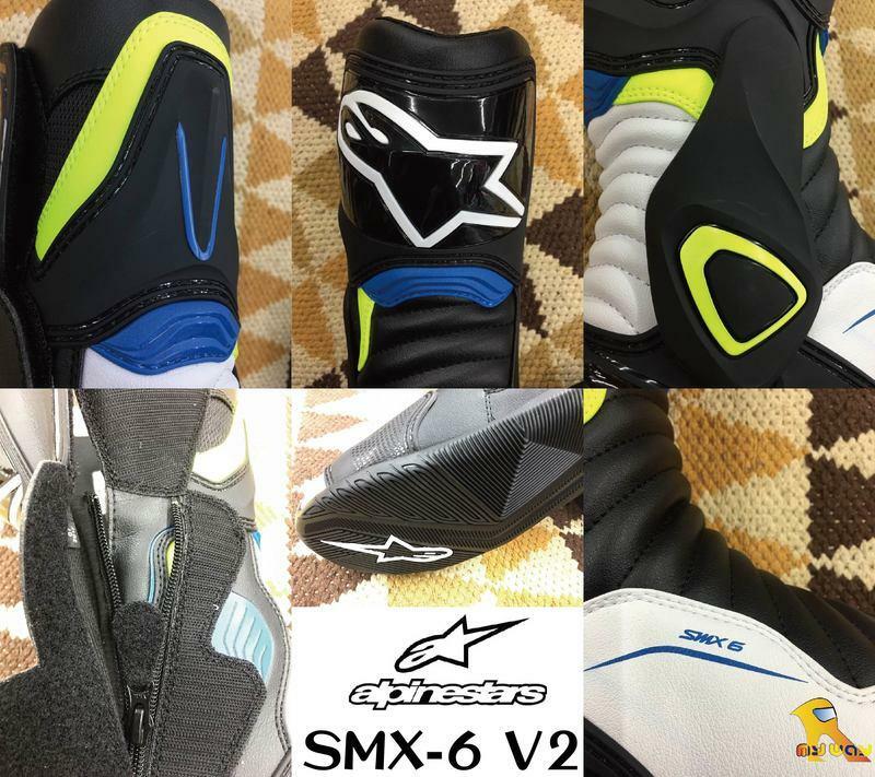 ALPINESTARS SMX-6 V2 BLACK/WHITE 黑白 車靴