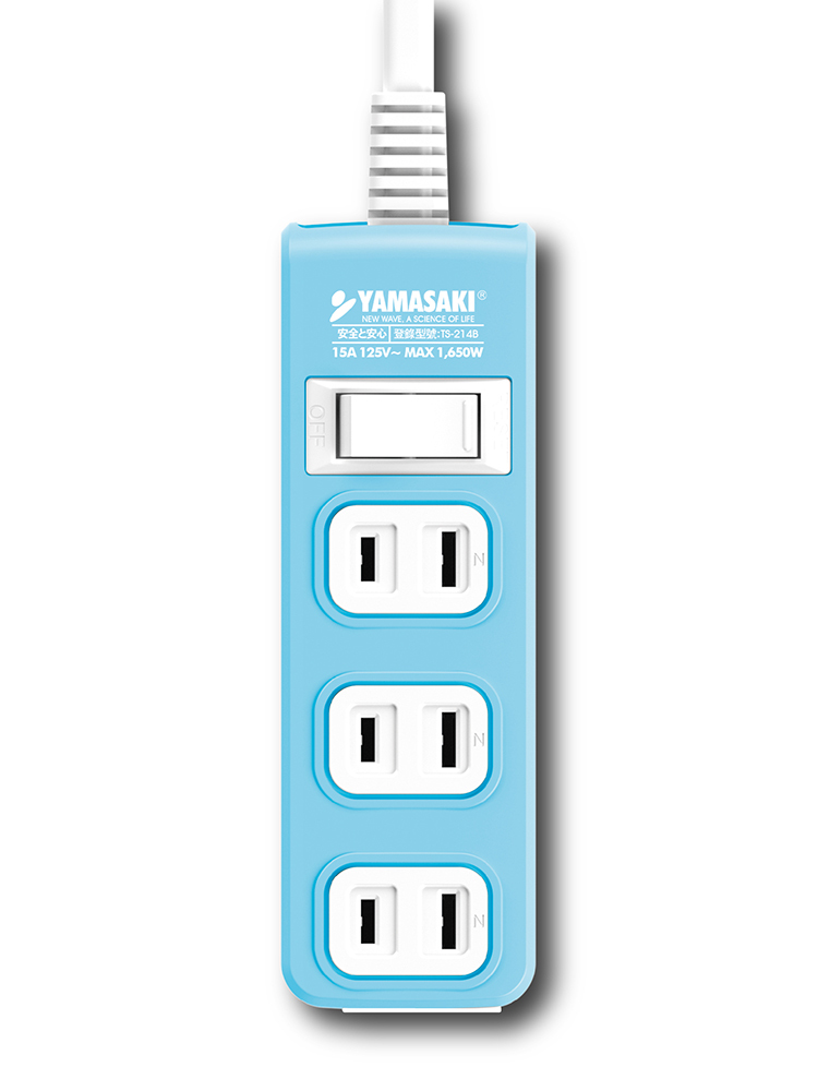 山崎1切4座安全延長線組(6尺/1.8M)｜ TS-214B-6