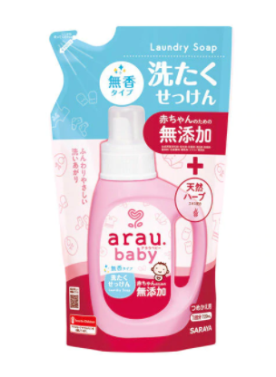 Arau 雅樂寶 植物性嬰兒洗衣液補充裝 720ML4973512258701
