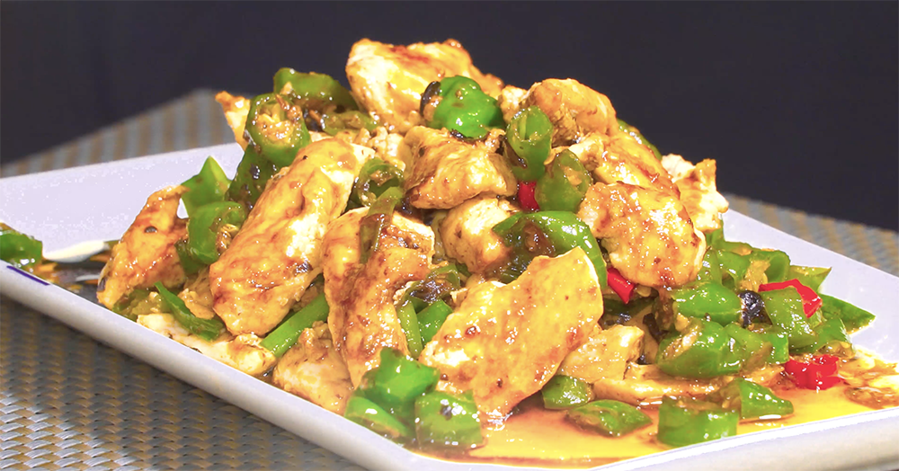 【豉椒嫩雞片】傳統台菜