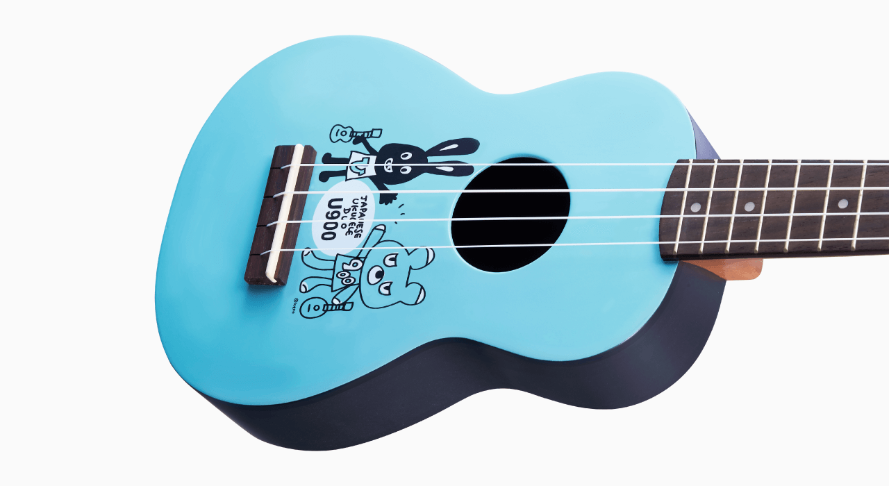 aNueNue aNueNue U900 聯名系列 aNN-U900S Blue 21吋 藍湛湛 面單 烏克麗麗 附專用彩繪雙面琴袋 U900 S 第 4 張圖片｜三峽烏克麗麗