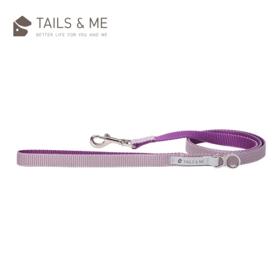 Tails & Me Leash 尼龍雙色拖帶 S~L．深紫灰紫