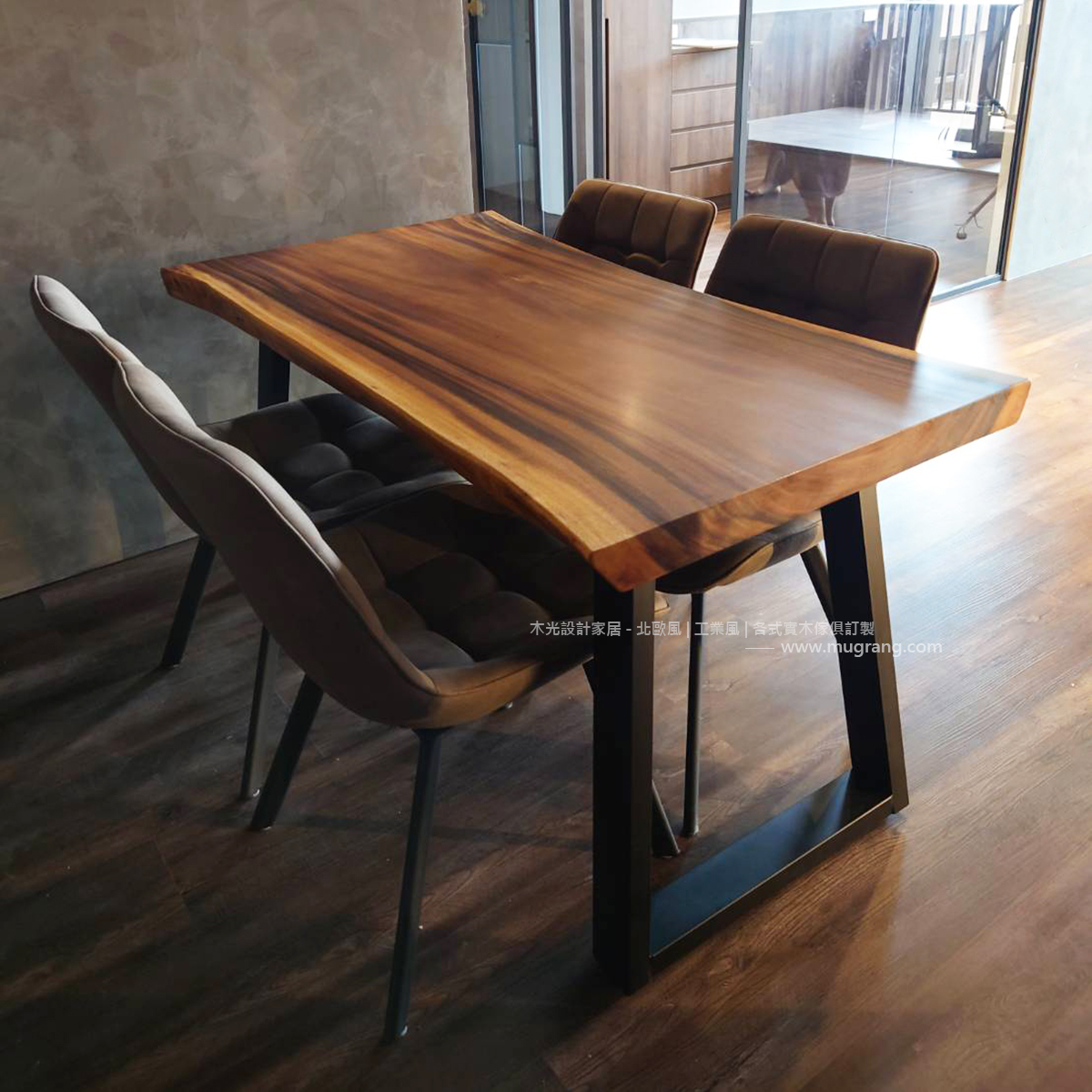 各式類型木種原木桌板-最齊全現貨發售-雨豆木