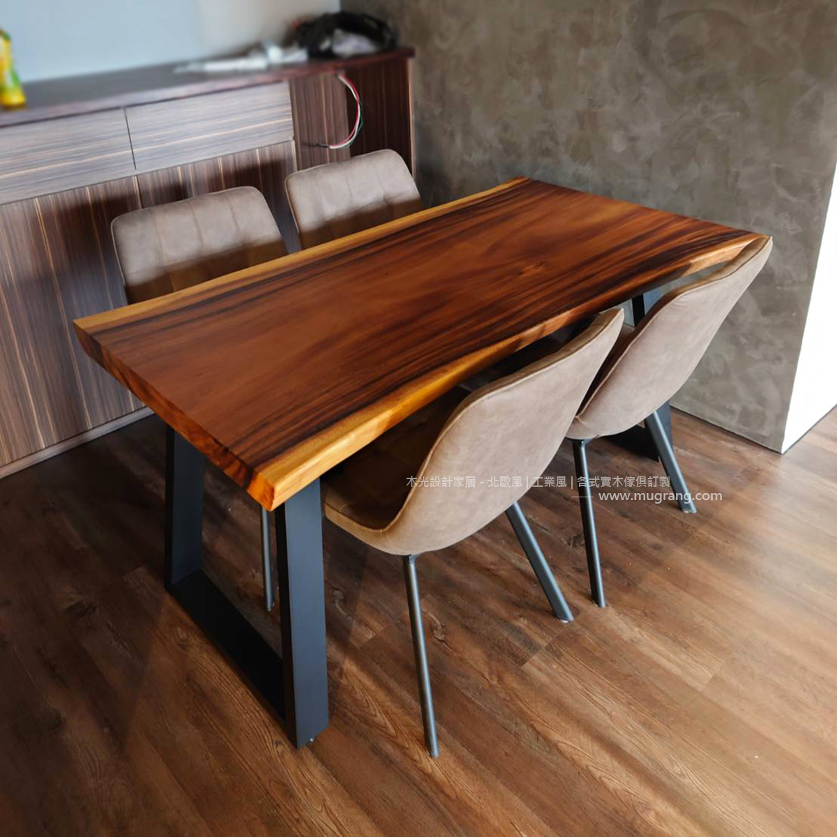 各式類型木種原木桌板-最齊全現貨發售-雨豆木