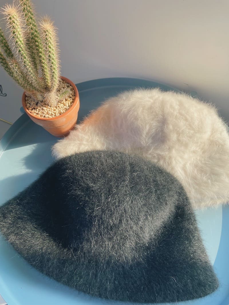 超柔軟毛絨漁夫帽