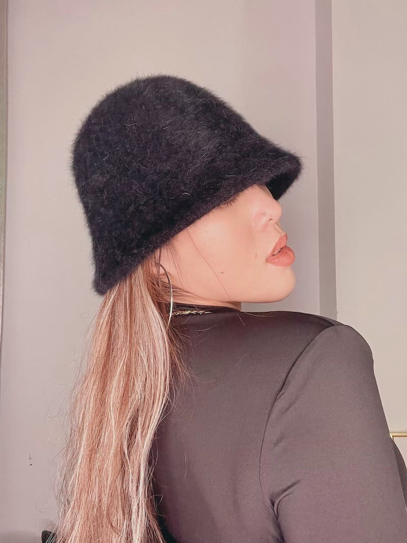 超柔軟毛絨漁夫帽