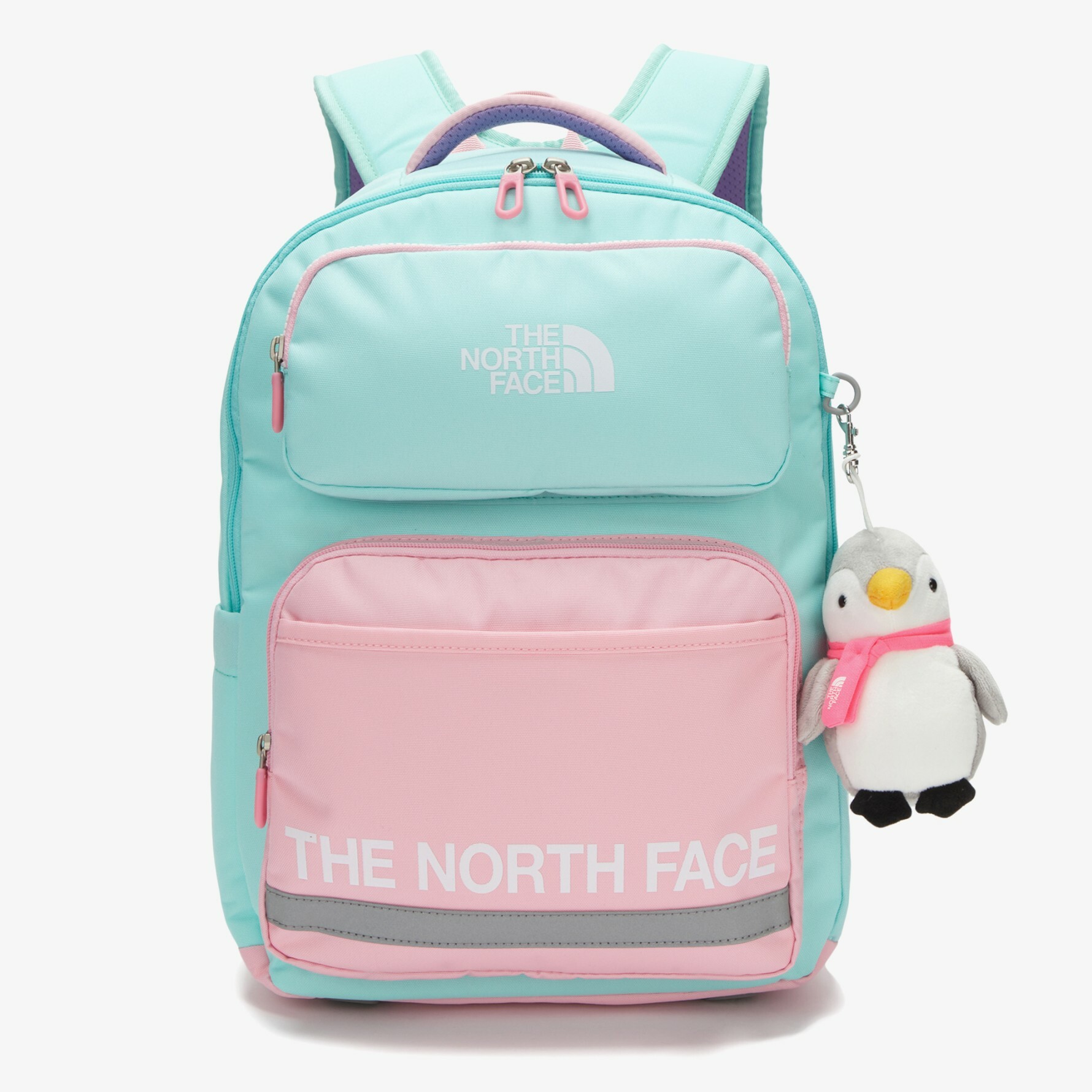 韓國代購 北臉 童 雙口袋 企鵝 後背包 THE NORTH FACE NM2DN03S