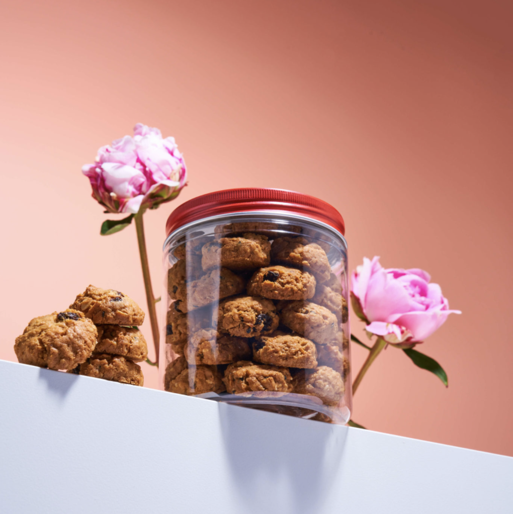 Oat Bran Raisin Cookies