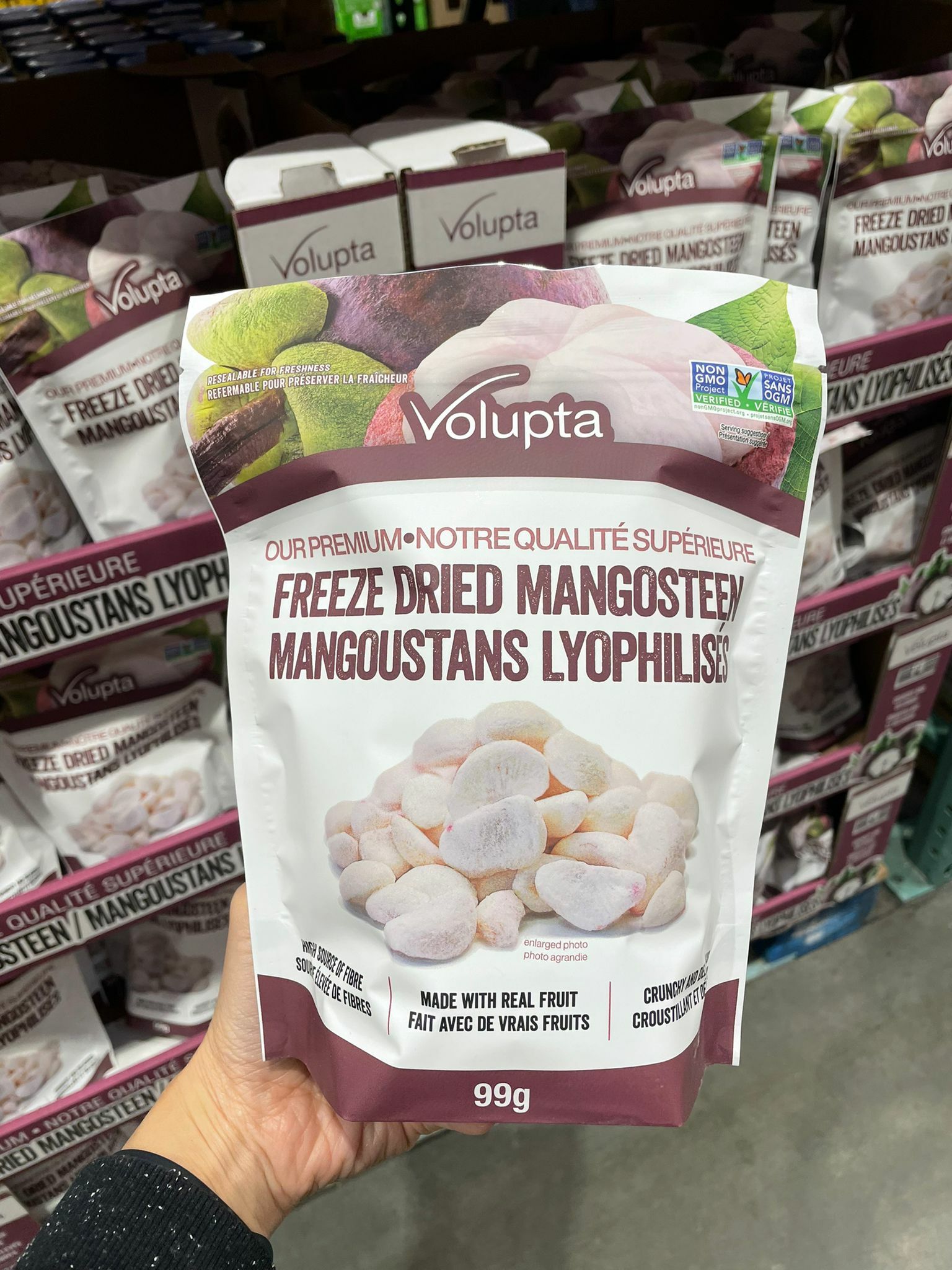 【VOLUPTA FREEZE DRIED MANGOSTEEN 99g 全天然冷凍乾燥山竹乾(無添加糖) 9