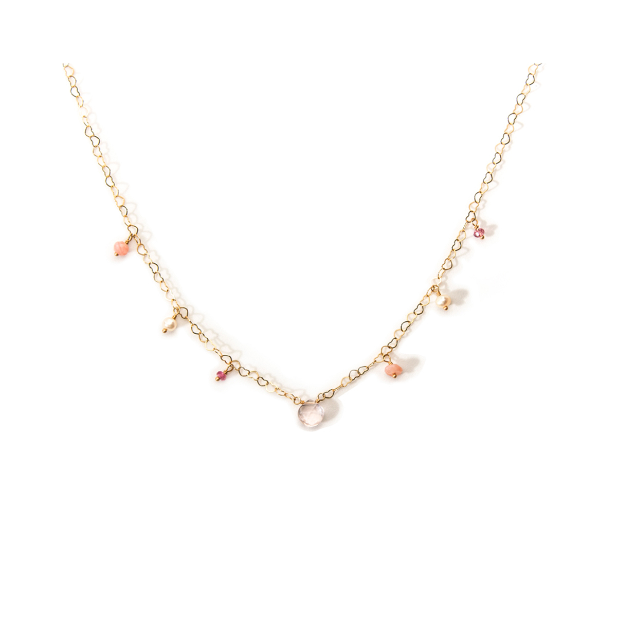 桃樂絲（Dorothy） - 10K Pink Necklace