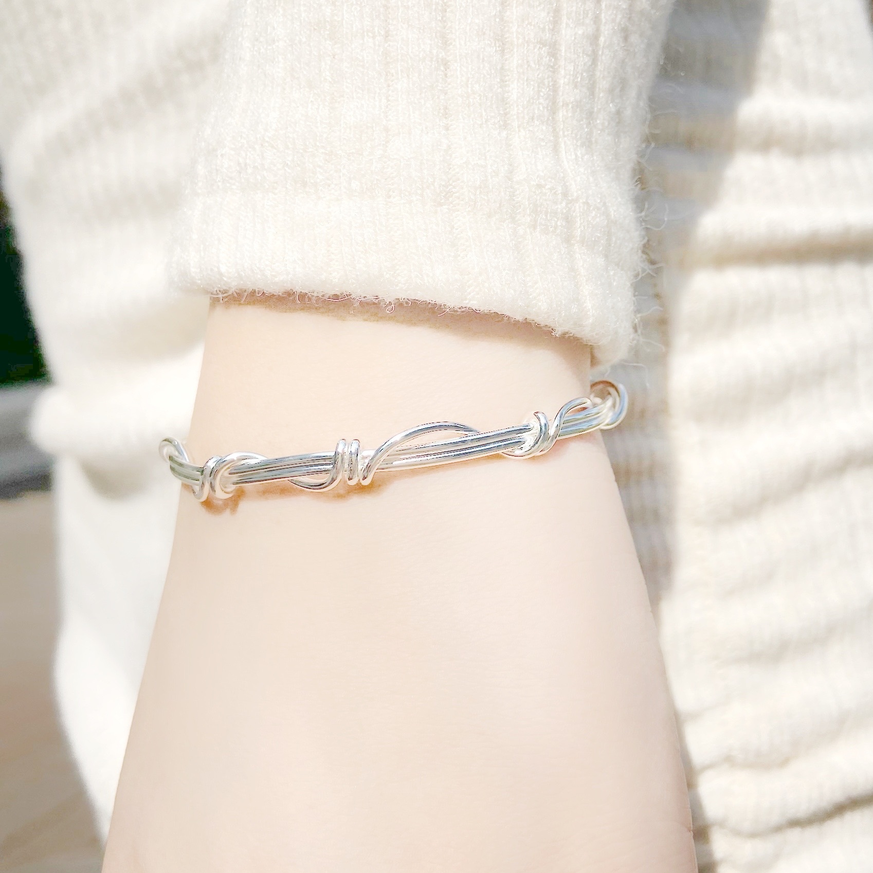 | 925純銀丨徘徊手鐲  | BR0553 |