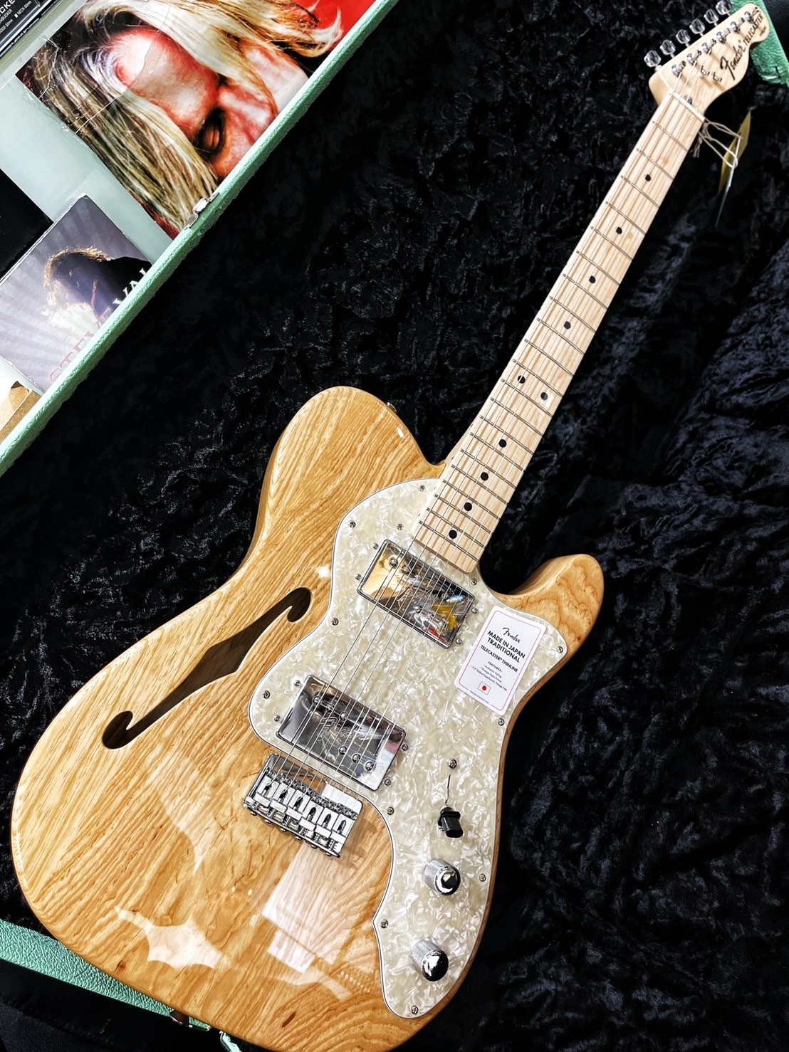 Fender MIJ traditional ii 70s tele thinline mn nat 電吉他