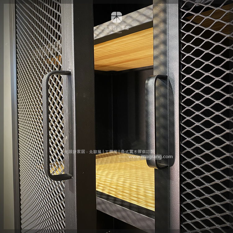 台灣製-工業風多門鐵網鞋櫃|可訂製