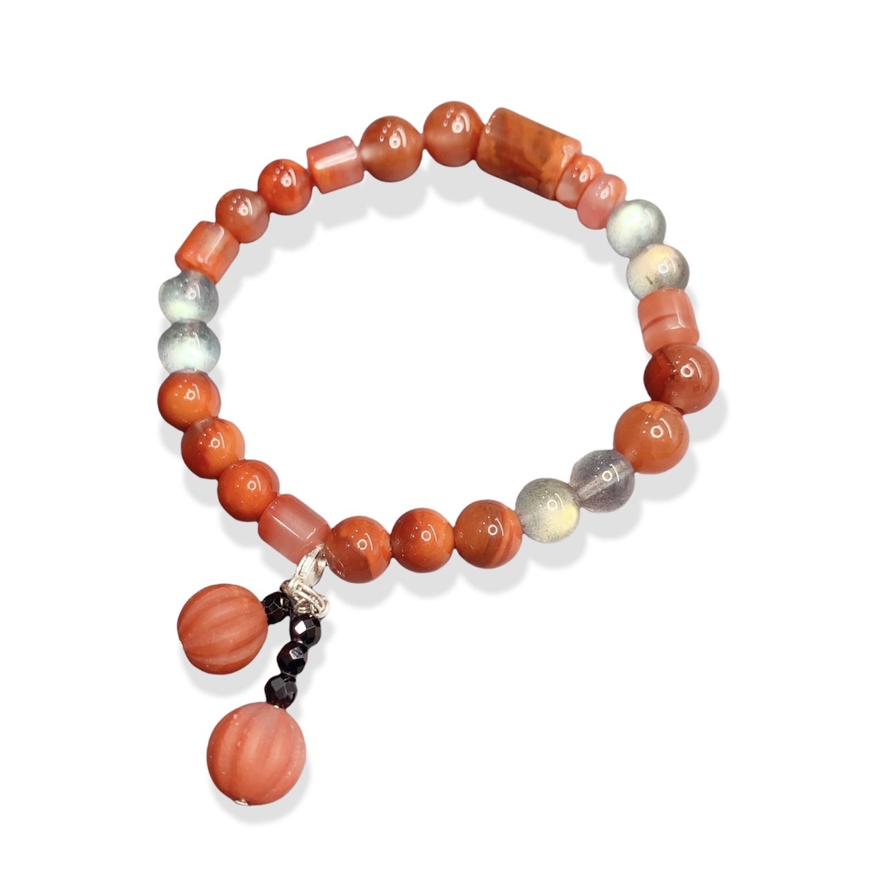 新春吉紅丨立春丨南紅瑪瑙與拉長石