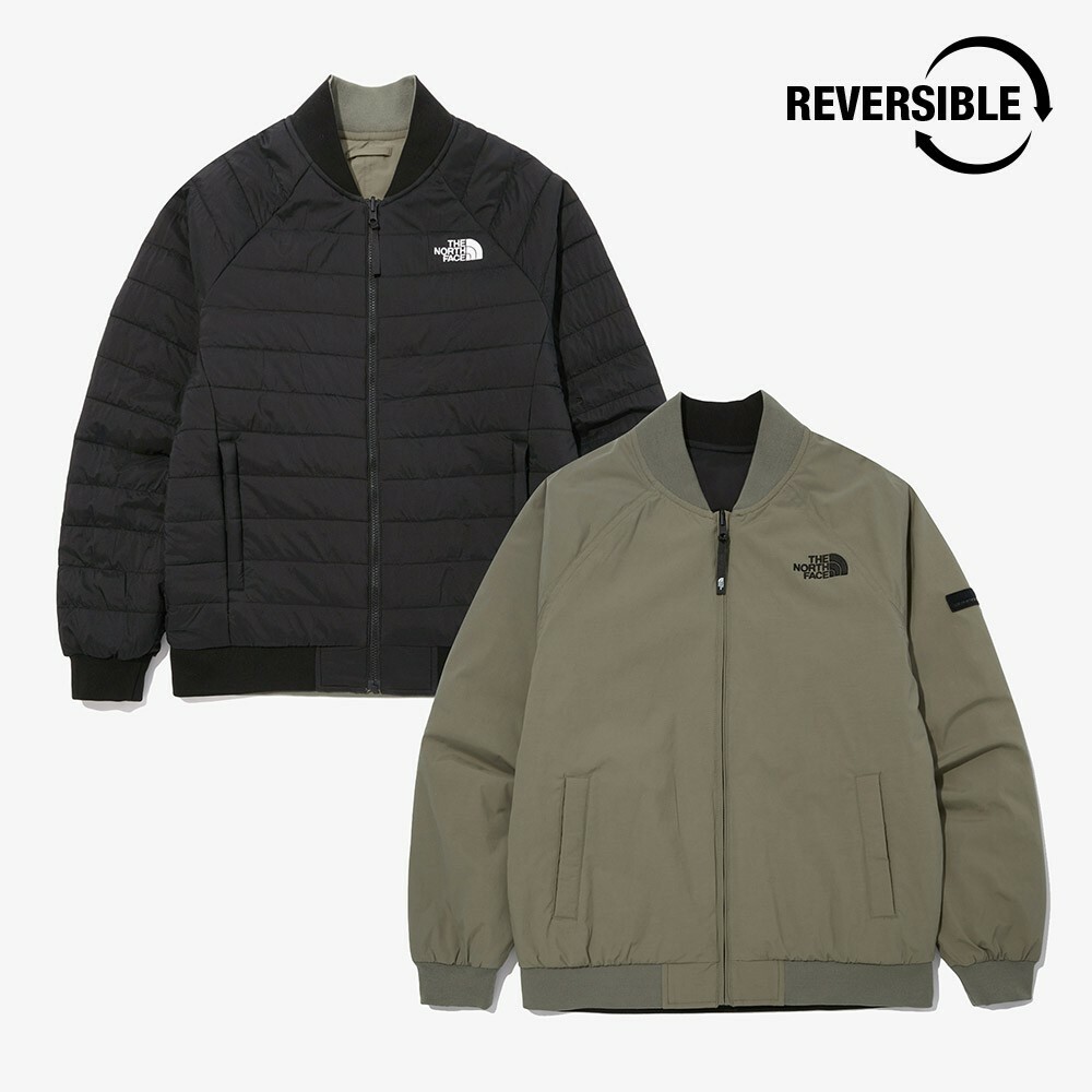 韓國代購 北臉 HEAT LINE 飛行外套 雙面穿 夾克 TNF THE NORTH FACE NJ3NN01B