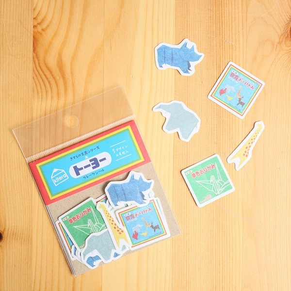 東洋文具 文房具限定系列 和紙貼紙包(20 枚)｜日本古川紙工