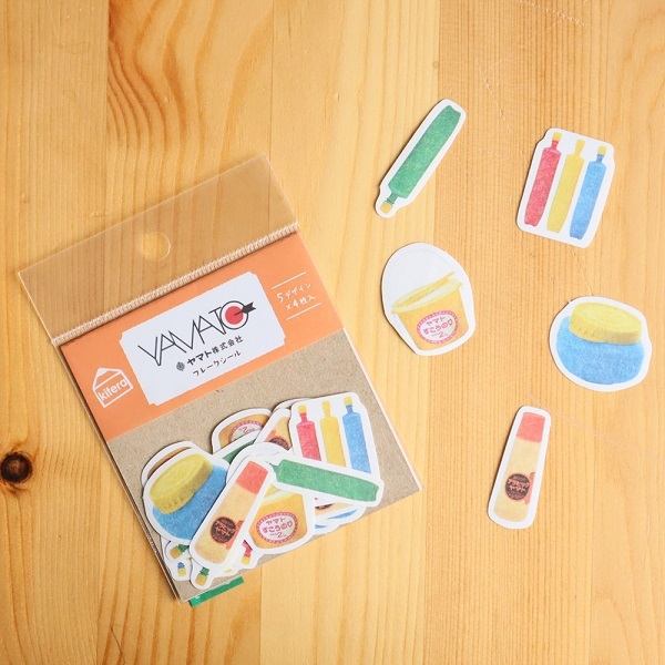 Yamato 文房具限定系列 和紙貼紙包(20 枚)｜日本古川紙工