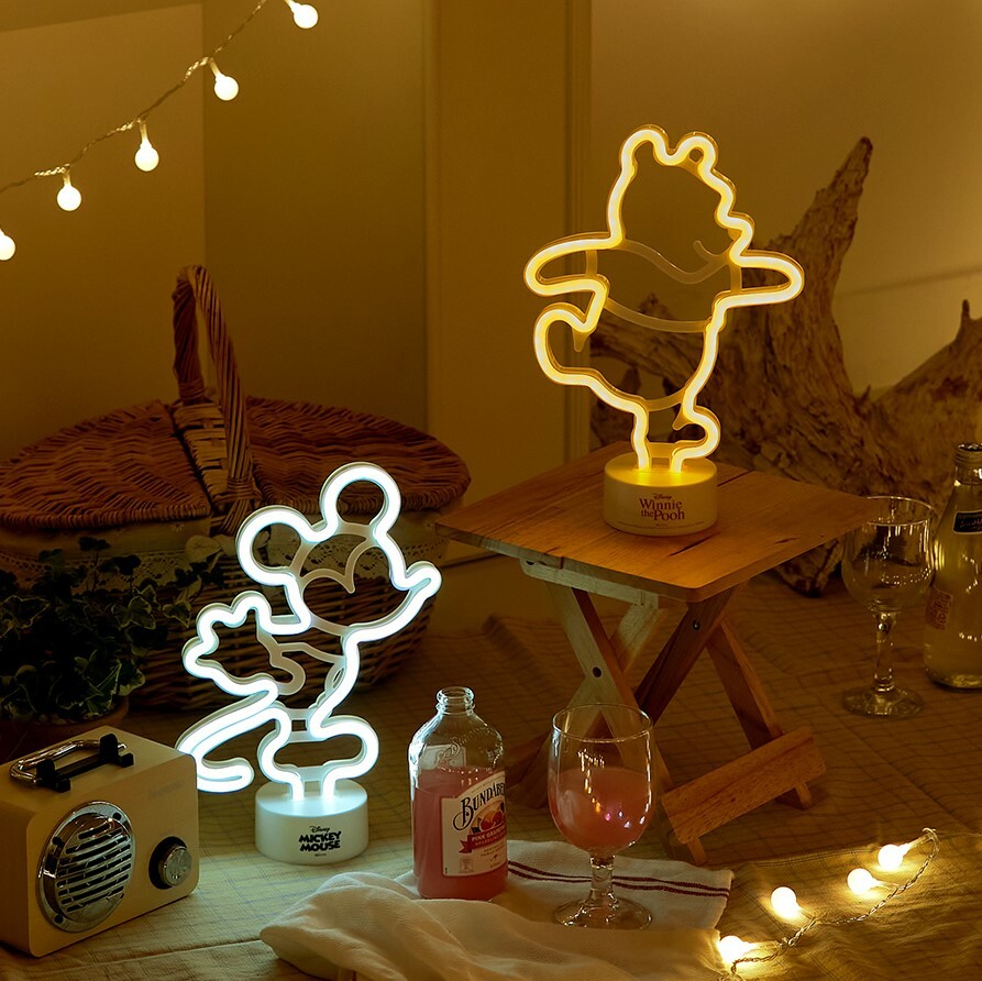 【預購】韓國迪士尼 維尼 米奇 造型夜燈 氣氛燈