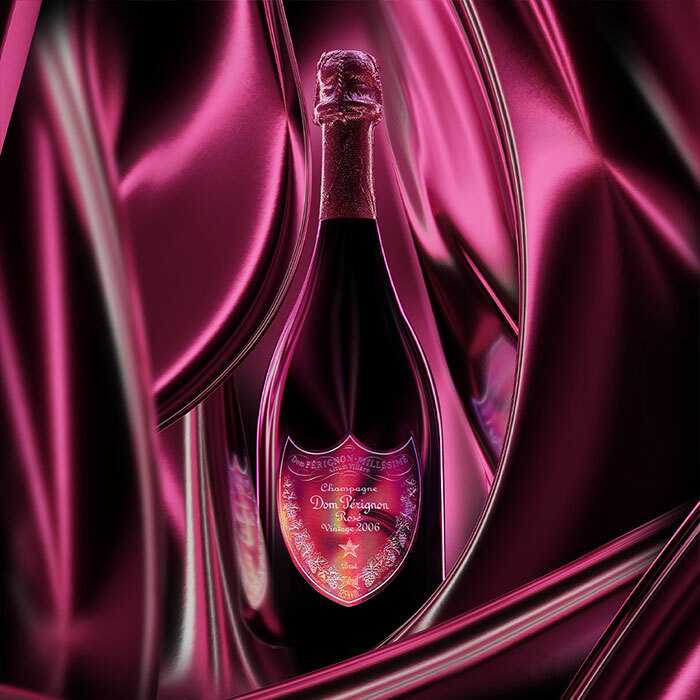 Dom Perignon Lady Gaga Vintage Rose 2006 with Gift Box