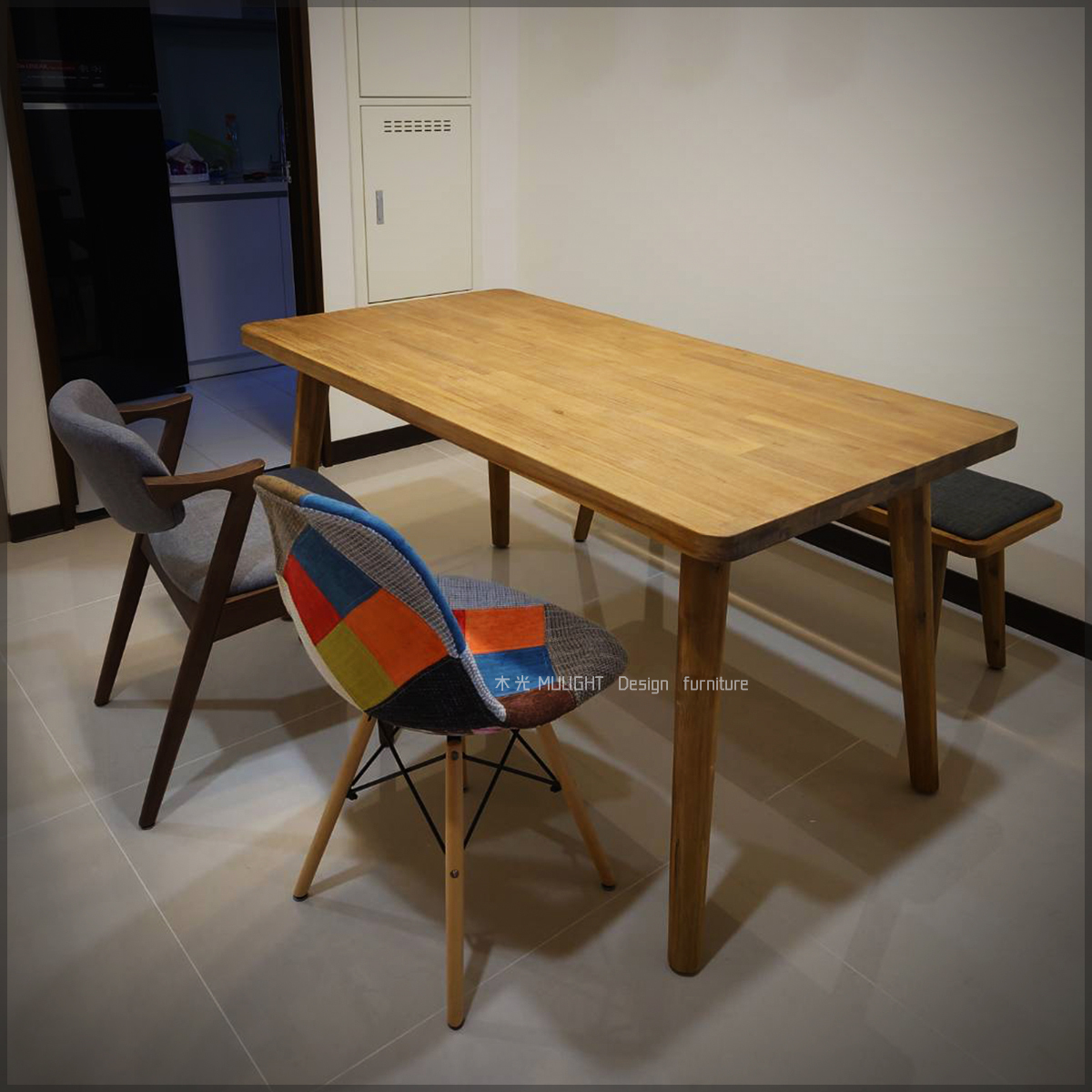 TA0028-SEB系列北歐相思木餐桌