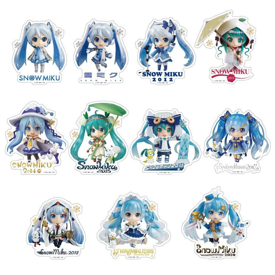 初音未來-裁形貼紙-雪未來 (11款)