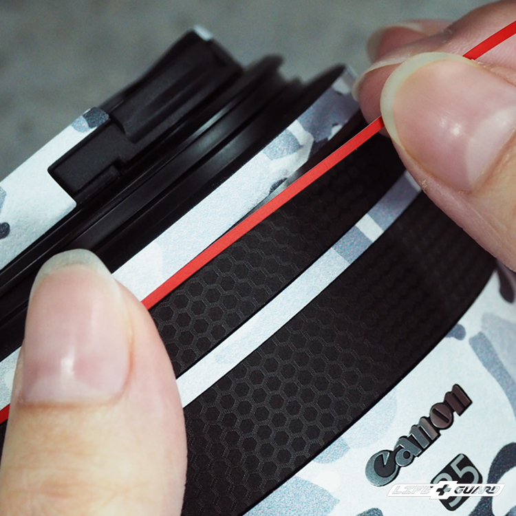 Canon L lens red ring decoration skin Lens skin