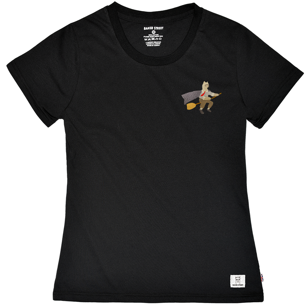 Embroidery-Harry Alpoter 哈利波駝 刺繡 女版短T