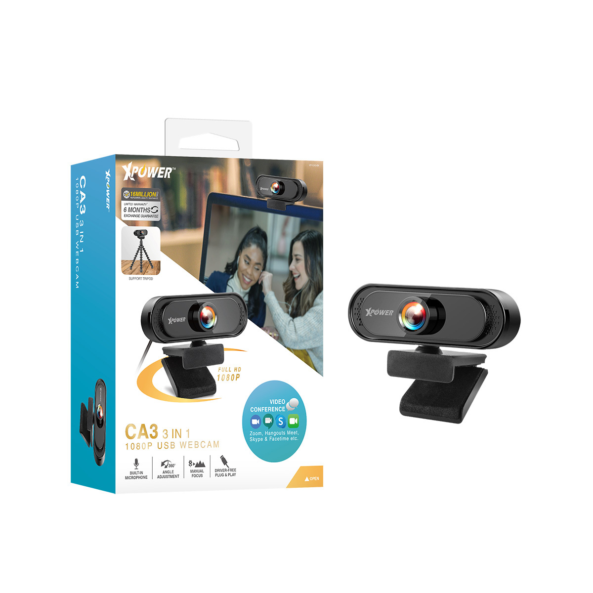 XPower CA3 3合11080P USB網路鏡頭