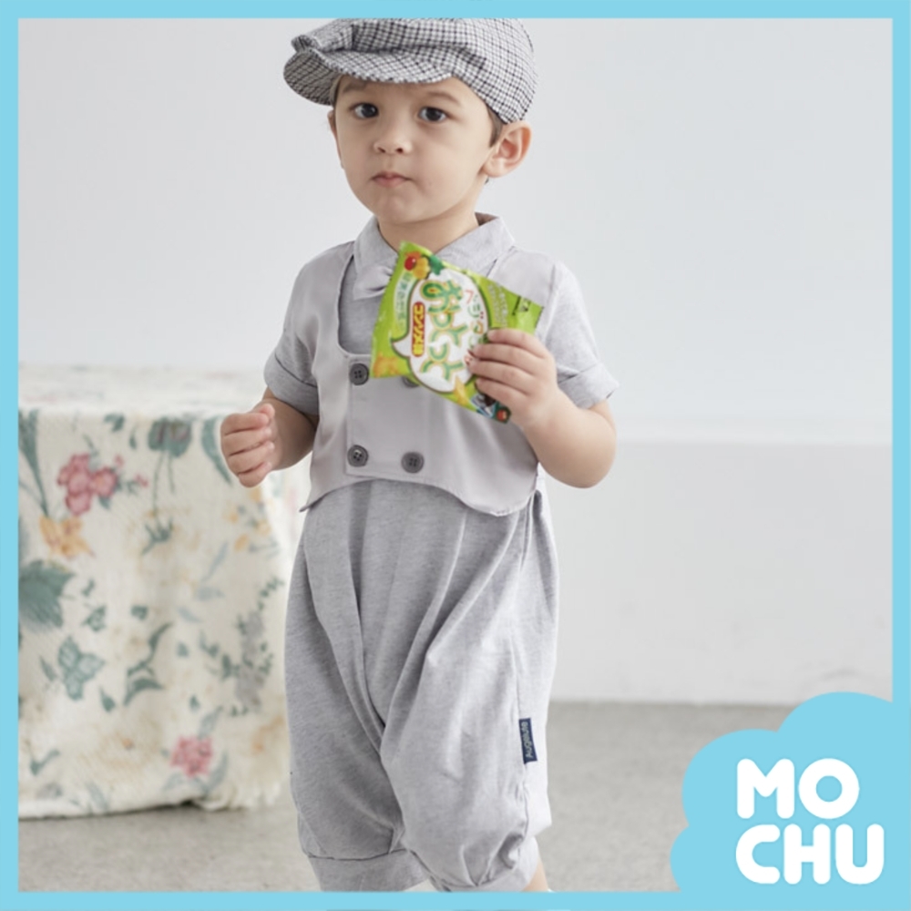 銀灰馬甲紳士連身衣