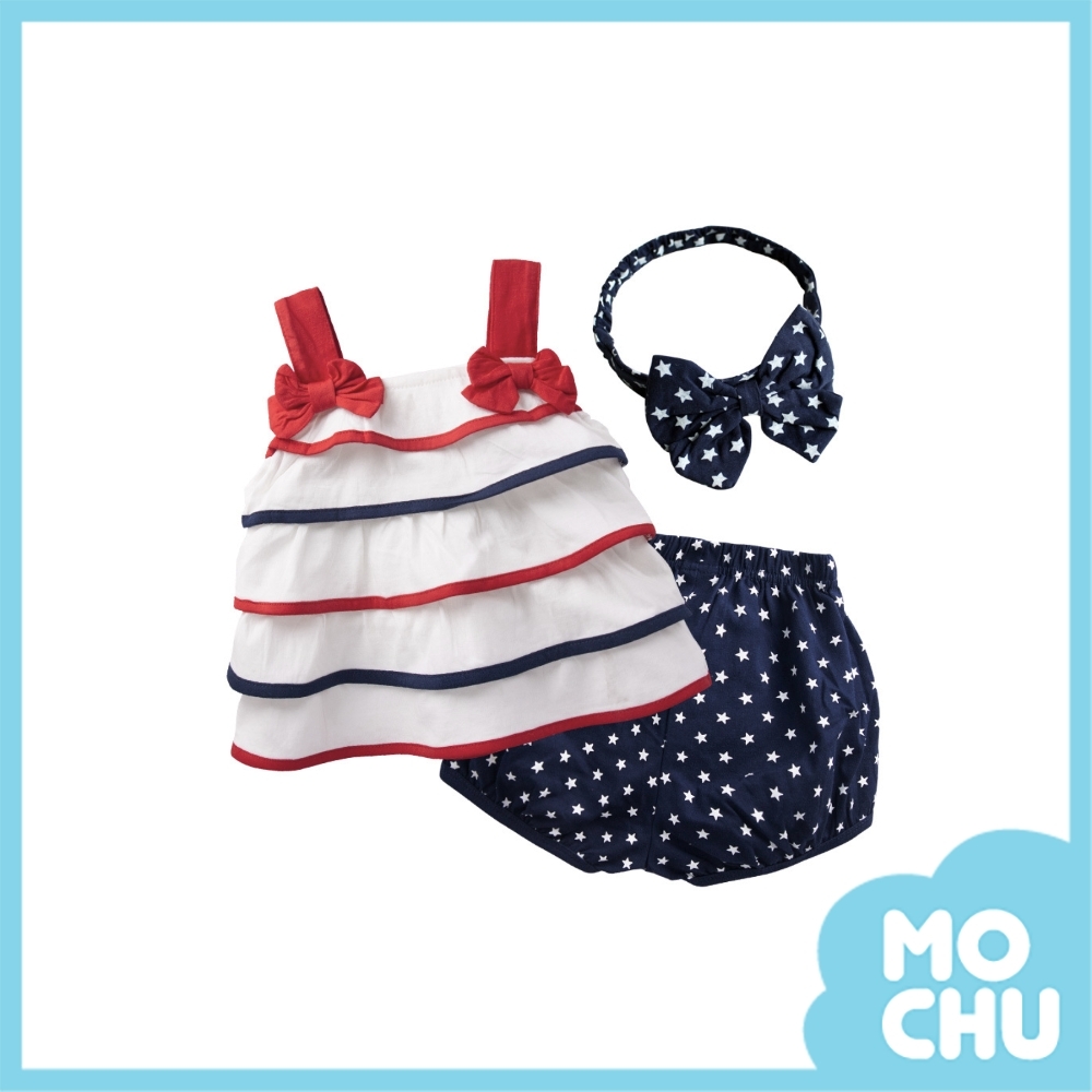 滿天星蛋糕裙上衣套裝三件組