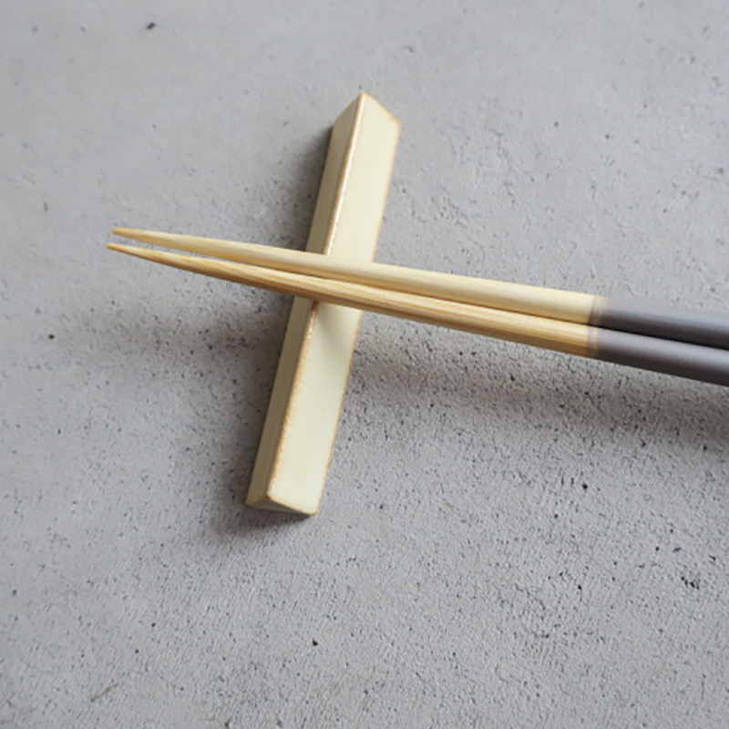 復古筷子托 奶油色｜美濃燒