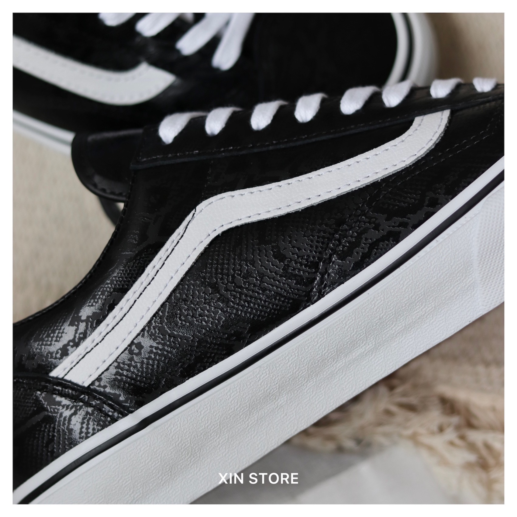【現貨】Vans Style 36 VLT Lx Noon Goons VAULT 聯名 蛇紋 皮革 黑白