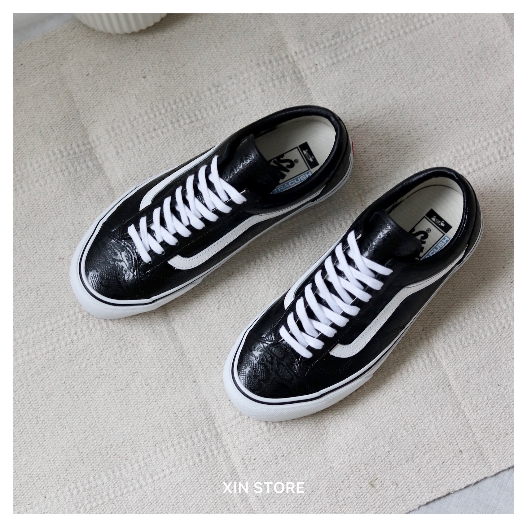【現貨】Vans Style 36 VLT Lx Noon Goons VAULT 聯名 蛇紋 皮革 黑白