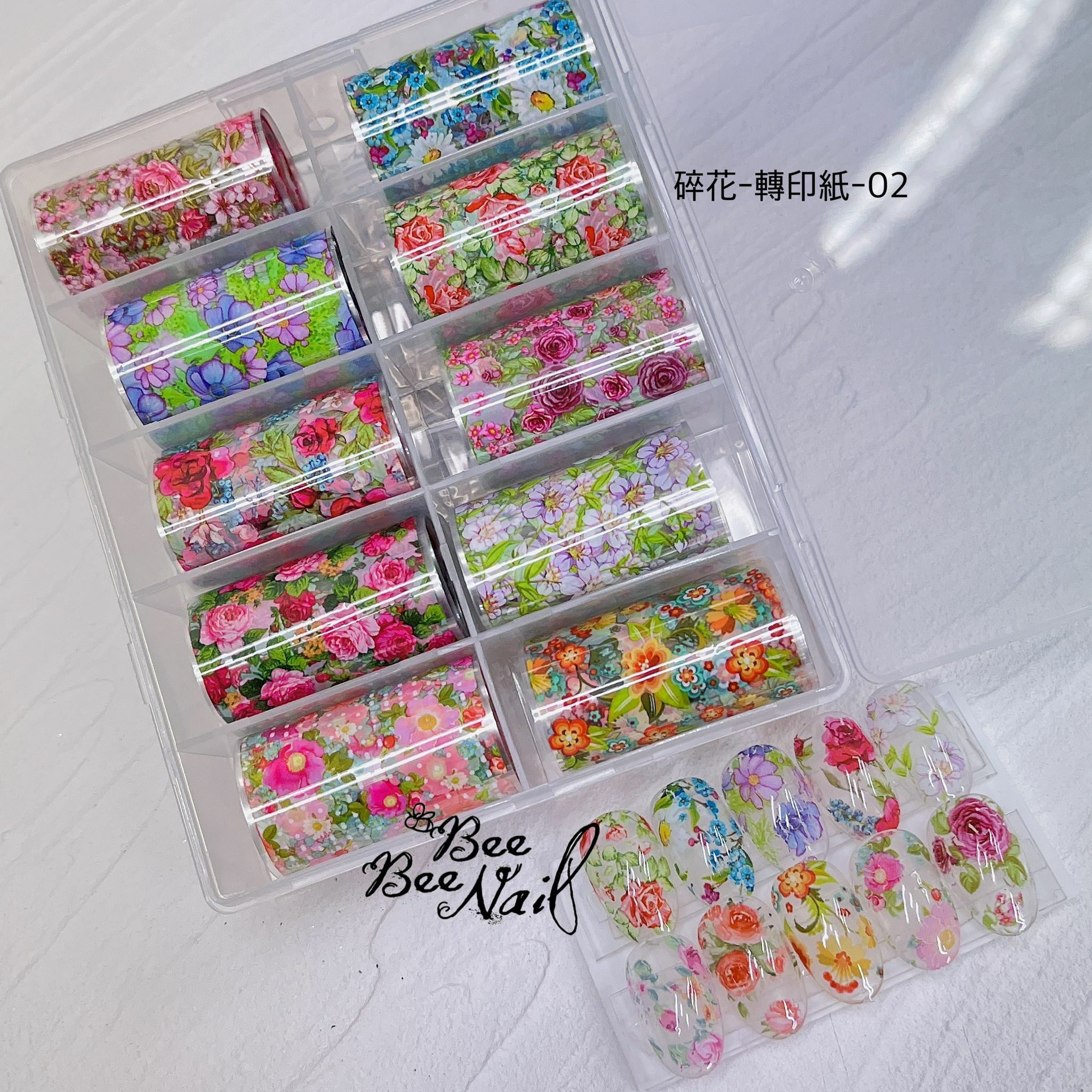 碎花款轉印紙-1盒10款/3盒套裝選