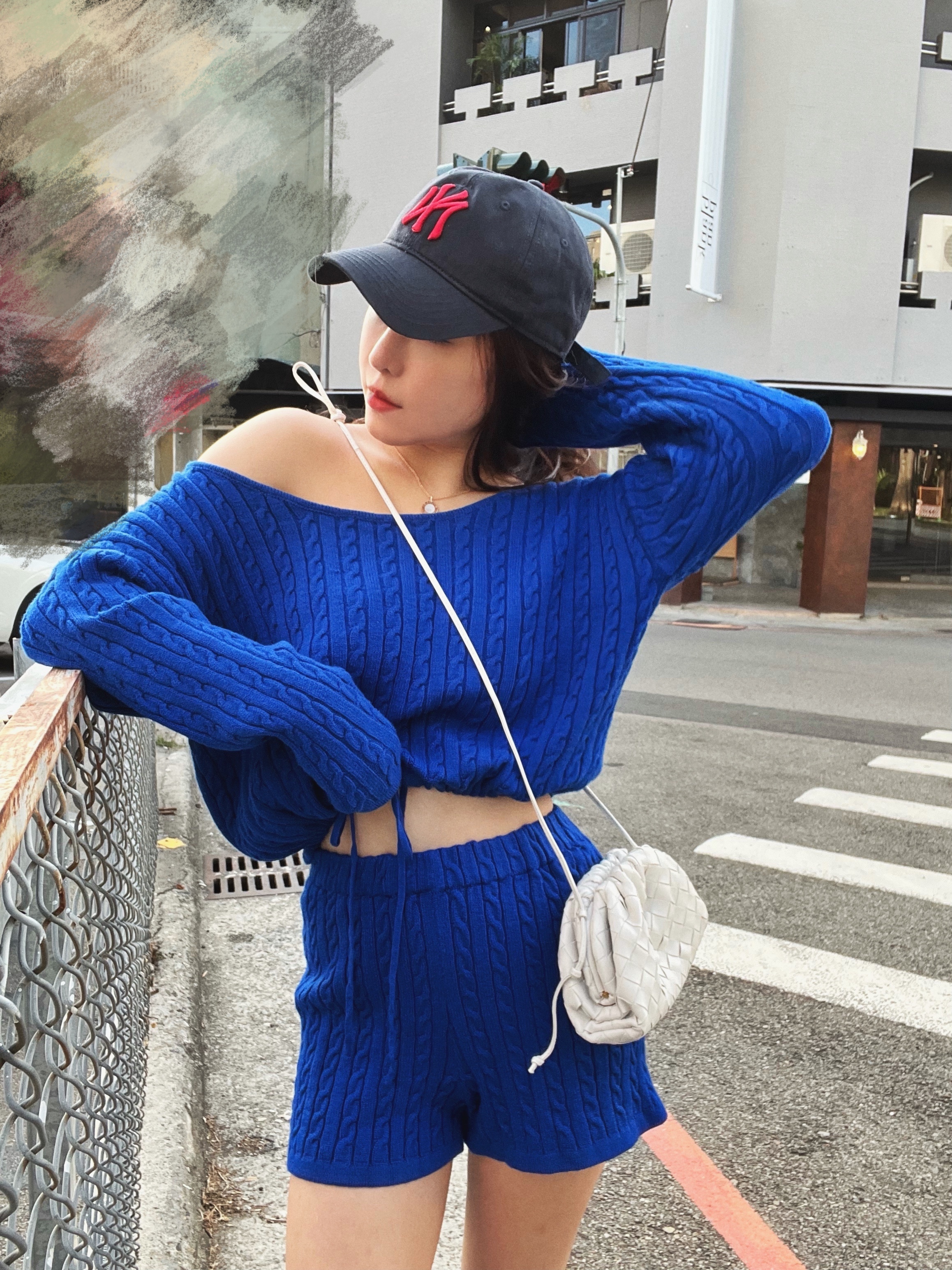 Lazy afternoon慵懶的午後 兩件式針織套裝