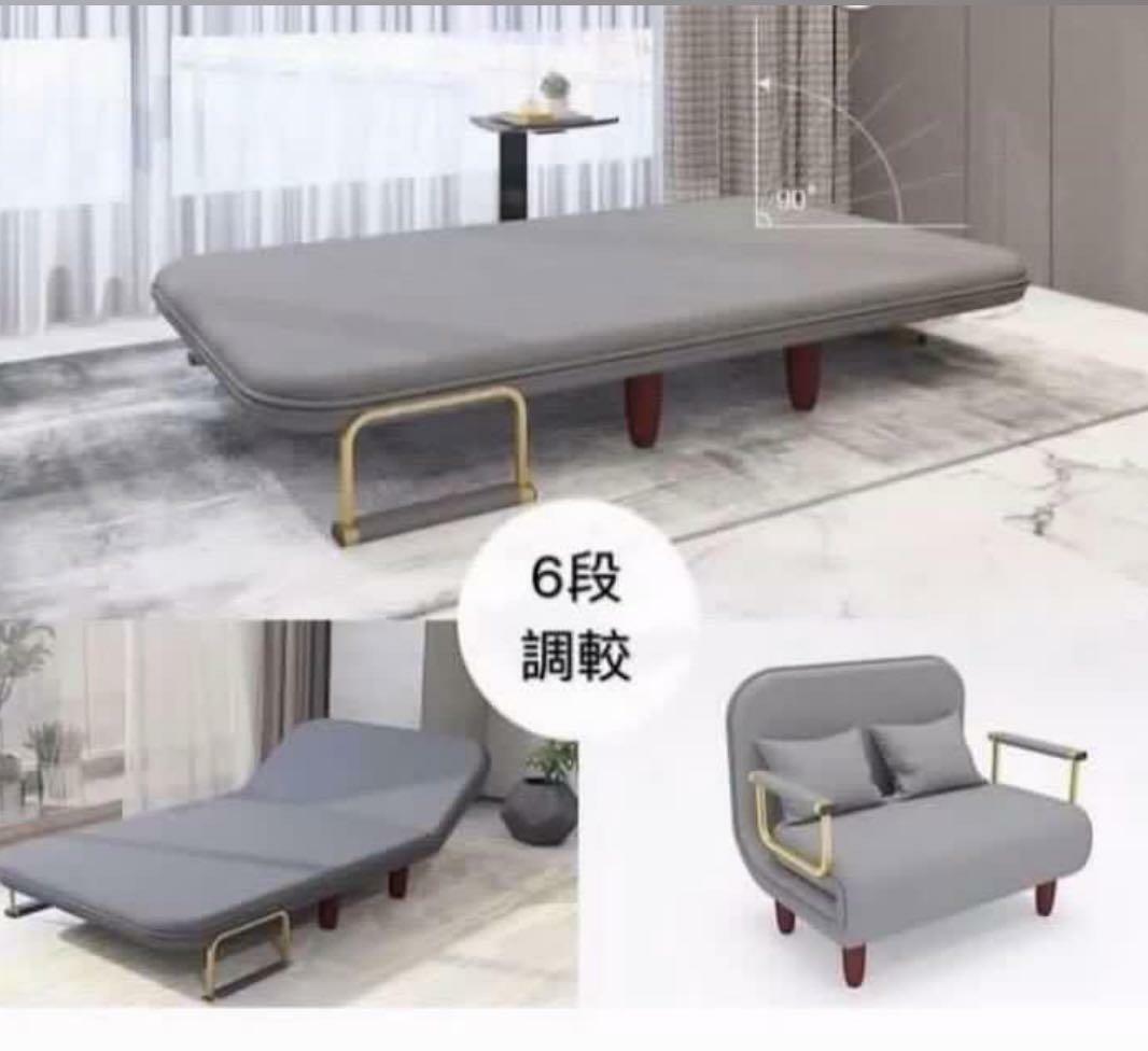 D4388 市面上極少有既單座位布藝梳化床