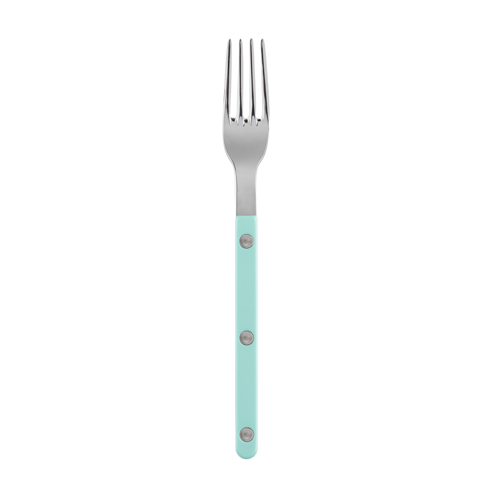 SABRE | Bistrot 復古酒館鈕扣系列 | 沙拉叉 | 亮面 | 粉彩綠