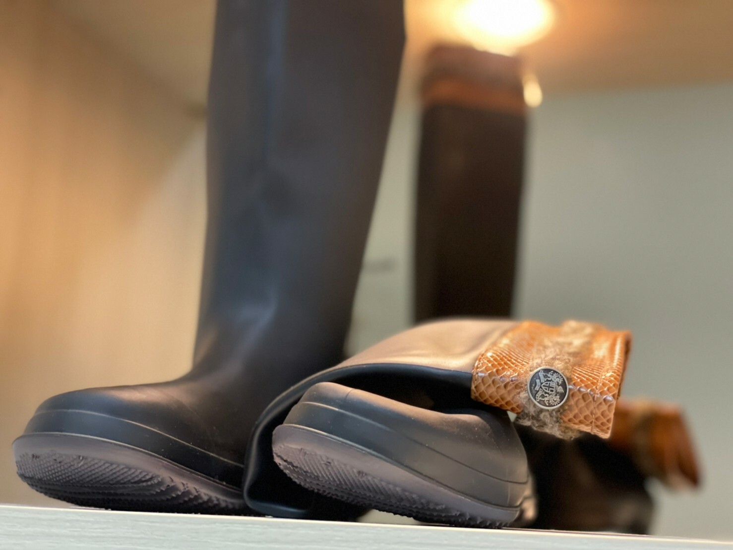 沙漠駱駝- 可摺式雨靴