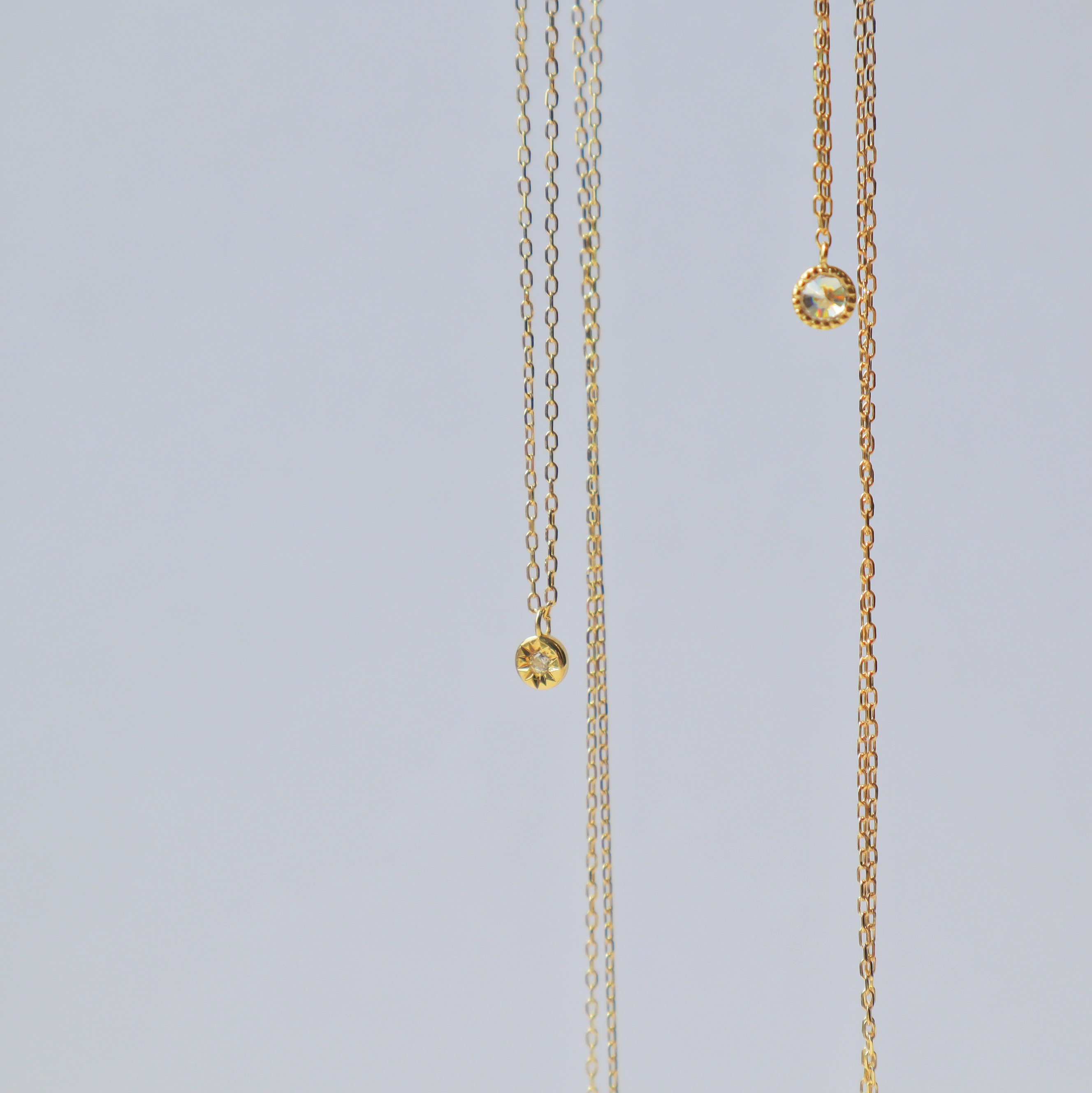 10K/微光晨曦-太陽之眼項鍊