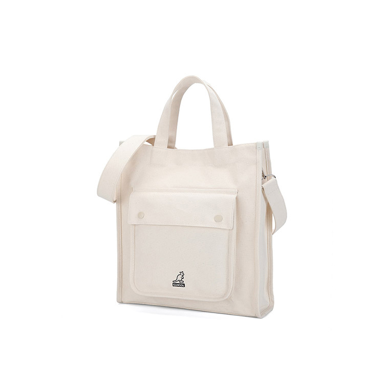 <韓國代購> KANGOL DUO CANVAS PLUS TWO WAY TOTE BAG Ⅲ