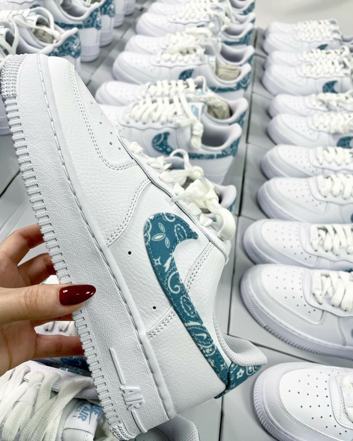 Nike WMNS Air Force 1 Low Paisley 07 Essential 女款 變形蟲AF1