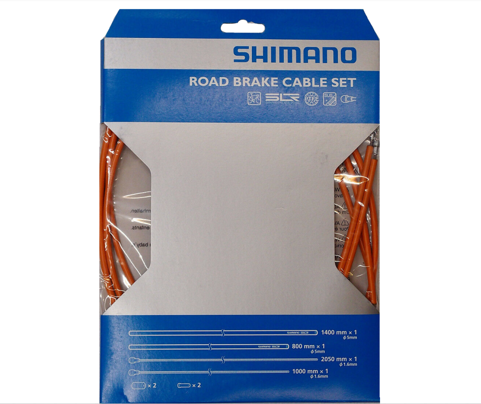Shimano PTFE SILTEC Road Bike Brake Cable Housing Set
