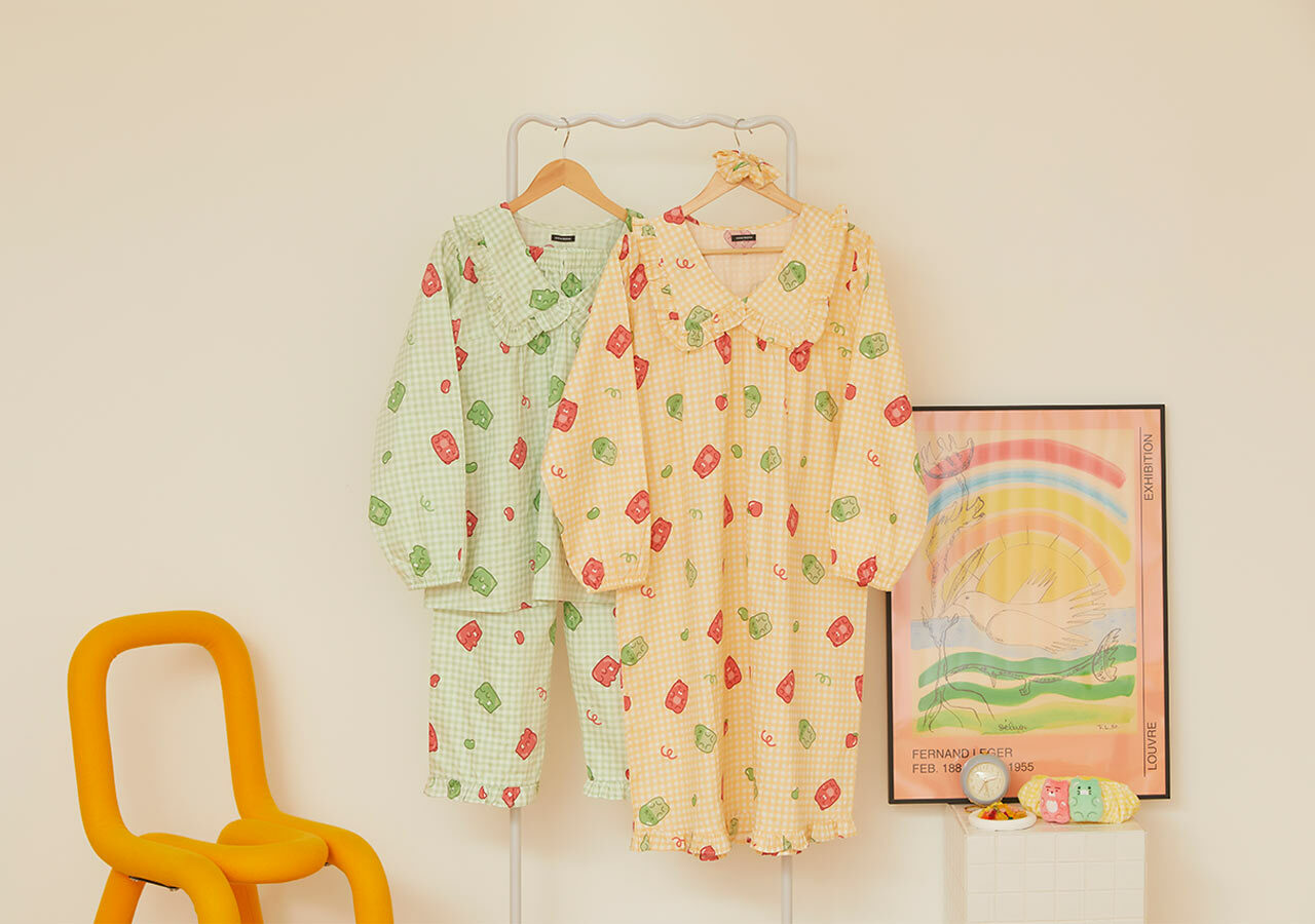 預購 韓國 KAKAO FRIENDS JELLY Ryan & Apeach 睡衣